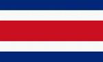 Fahne von Costa Rica