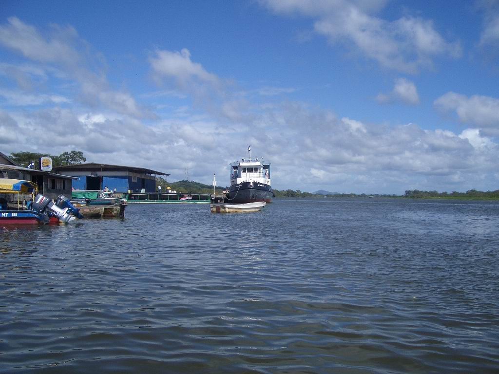 Die F&auml;hre in San Carlos